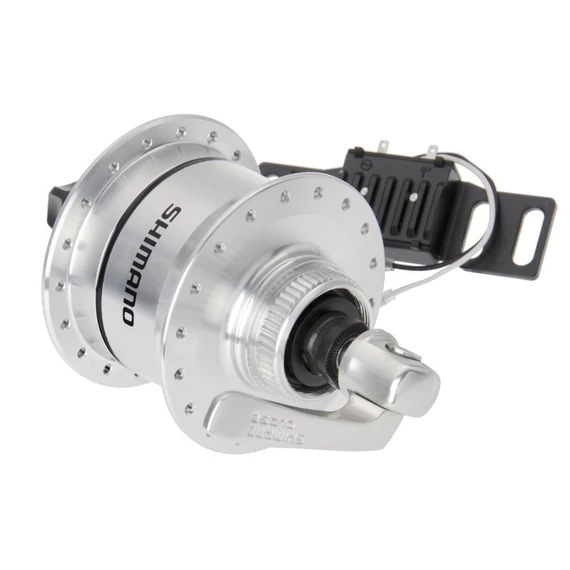 Shimano első agy dinamós nexus 32l qr ezüst tárcsafék center lock 3.0w smdh10 kerékpáros