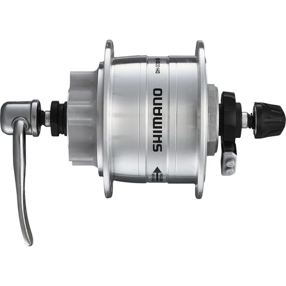 Shimano első agy dinamós nexus 36l anyás ezüst tárcsafék 6-csavaros 3.0w smdh10 kerékpáros