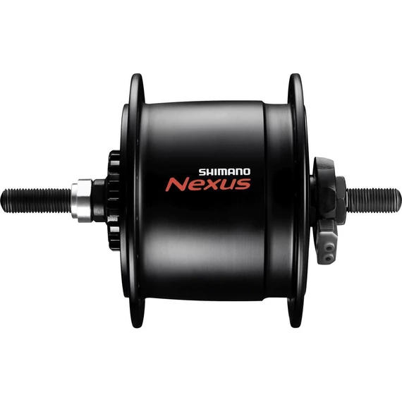 Shimano első agy dinamós nexus 36l anyás fekete rollerfék 3.0w smdh10 kerékpáros