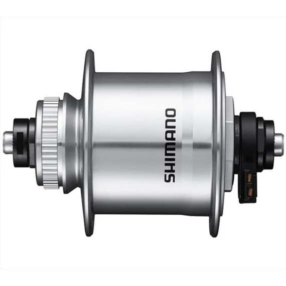 Shimano első agy dinamós nexus 36l qr ezüst tárcsafék center lock 3.0w kerékpáros