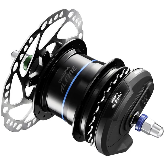 Shimano agyváltó alfine 32l 8-as tárcsafék fekete 135mm  szerelék:sms705 kerékpáros