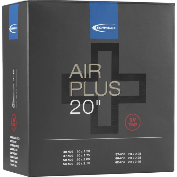 Schwalbe belső 20 sv7 ap 20x150-240 air plus 40mm 240g  kerékpáros