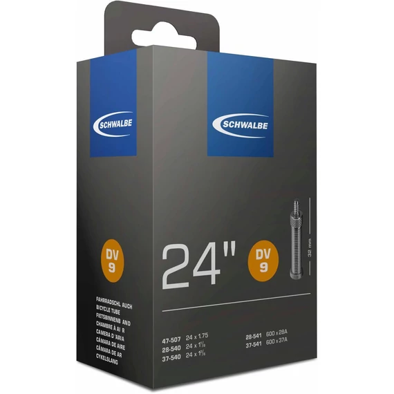 Schwalbe belső 24 dv9 24x110-175 32mm 130g  kerékpáros