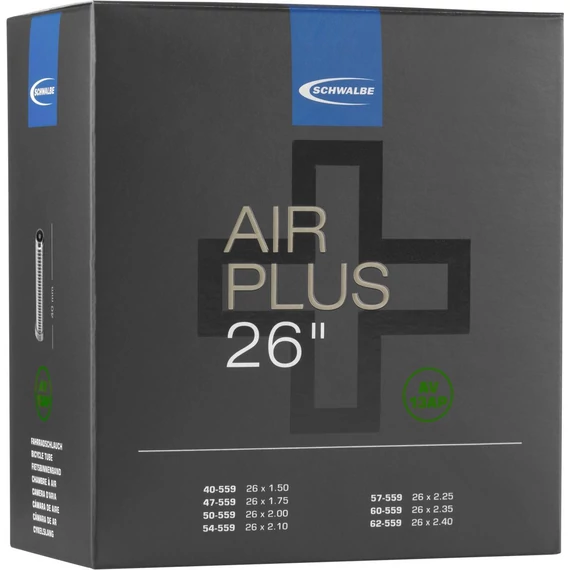 Schwalbe belső 26 av13 ap 26x150-240 air plus 40mm 290g  kerékpáros