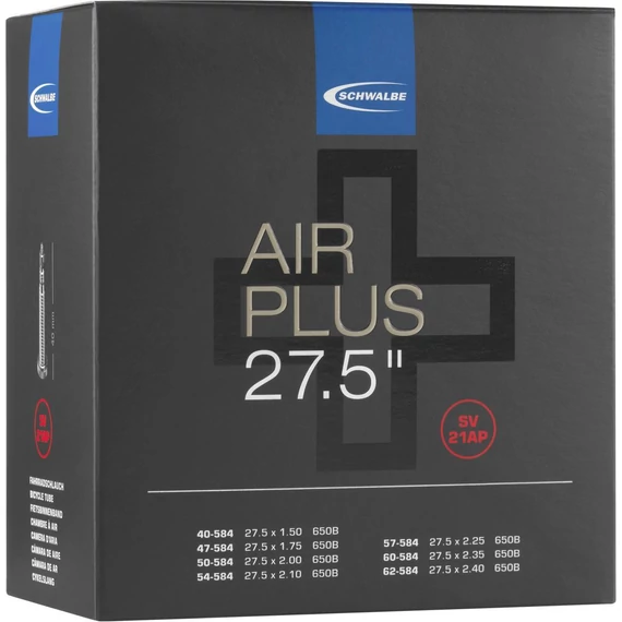 Schwalbe belső 275 sv21 ap 275x150-240 air plus 40mm 350 g  kerékpáros