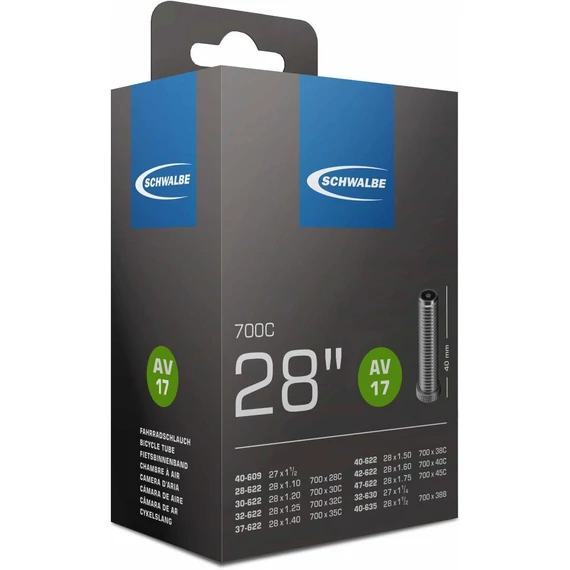 Schwalbe belső 622 av17 622/635-28/47 40mm 150g  kerékpáros