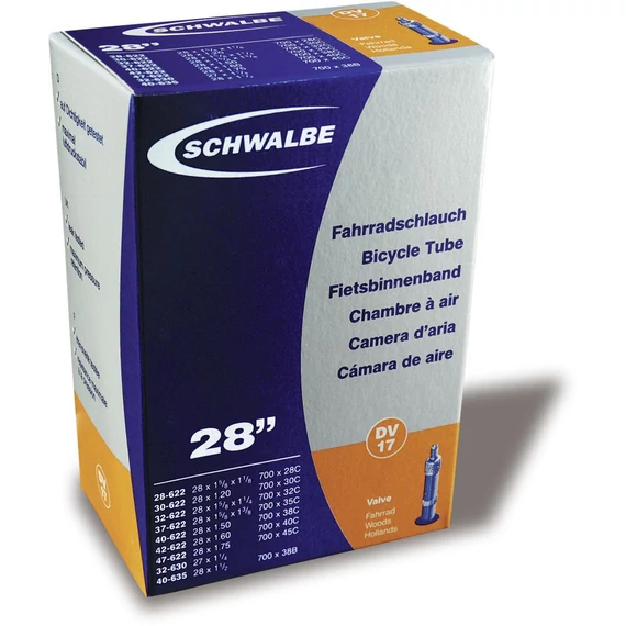 Schwalbe belső 622 dv17 622/635-28/47 40mm 150g 1db!!  kerékpáros