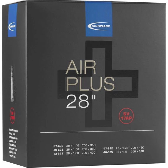 Schwalbe belső 622 sv17ap 622/635-37/47 air plus 40mm 240 g  kerékpáros