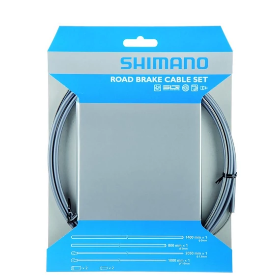 Shimano bowden szett fék országúti hi-szürke ptfe kerékpáros