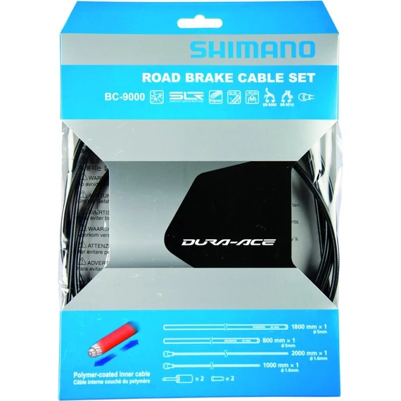 Shimano bowden szett fék országúti polymer fekete kerékpáros