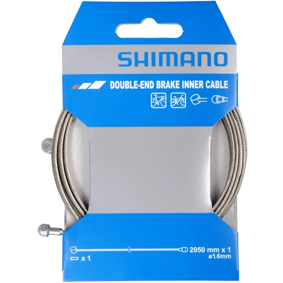 Shimano bowdenhuzal fék road/mtb 2050mm steel brake inner w-end typ kerékpáros