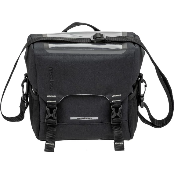 NewLooxs csomagtartó táska sports handlebar bag fekete 9l 25x17x21cm kerékpáros