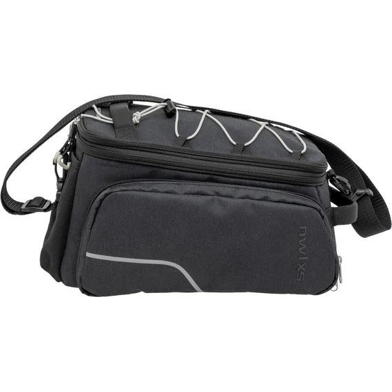 NewLooxs csomagtartó táska sports trunkbag fekete 31l racktime 345x24x20cm kerékpáros