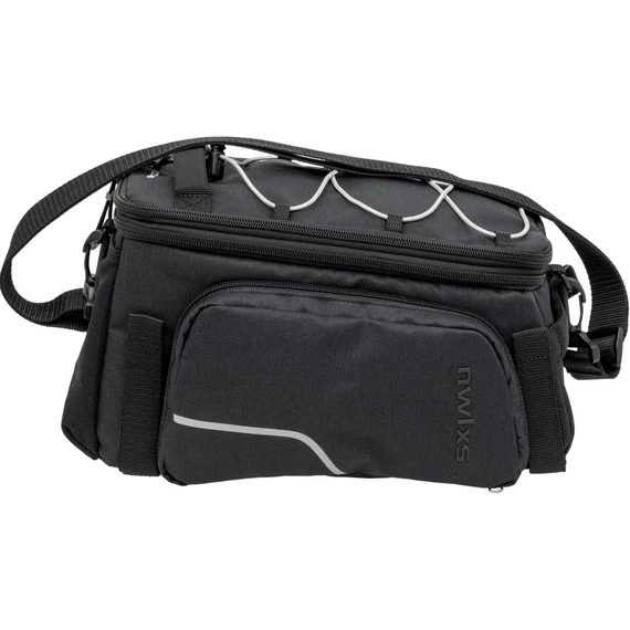 NewLooxs csomagtartó táska sports trunkbag straps fekete 29l 345x24x20cm kerékpáros