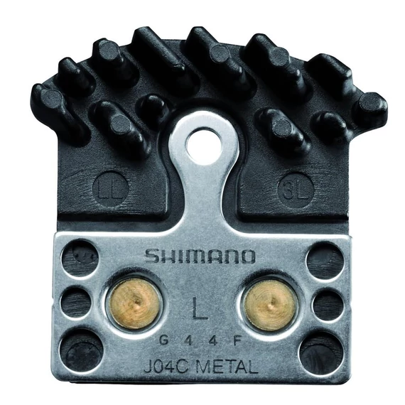 Shimano fékbetét mtb j04c-mf fémes hűtőbordás brm9000/9020/8100/8000/7100/7000/6000 kerékpáros