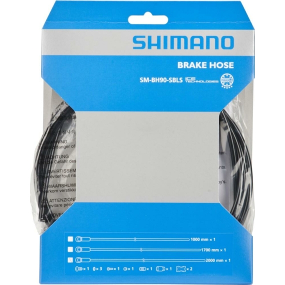 Shimano fékhez olajvezeték 200cm smbh90-sbls m820 saint szemből-oldalra arany fitting kerékpáros