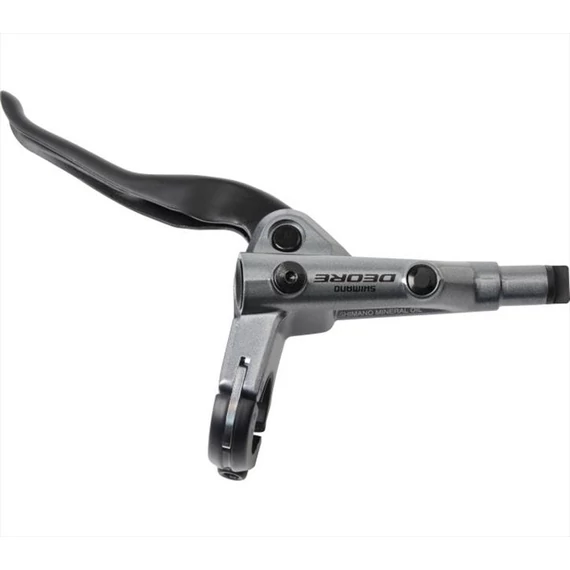 Shimano fékkar bal deore egyenes 3-ujjas tárcsafék hidraulikus ezüst i-spec ii kerékpáros