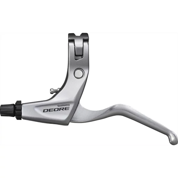 Shimano fékkar bal deore egyenes 3-ujjas v-fék bowdenes ezüst kerékpáros