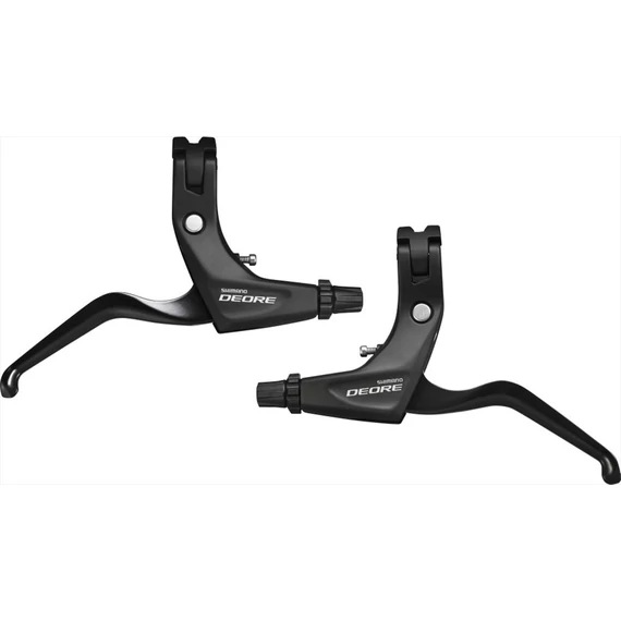 Shimano fékkar b+j deore egyenes 3-ujjas v-fék bowdenes fekete kerékpáros
