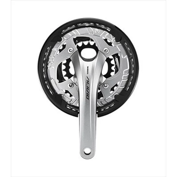 Shimano hajtómű alivio 170mm-44x32x22f integrált ezüst hg 9-es lv kerékpáros