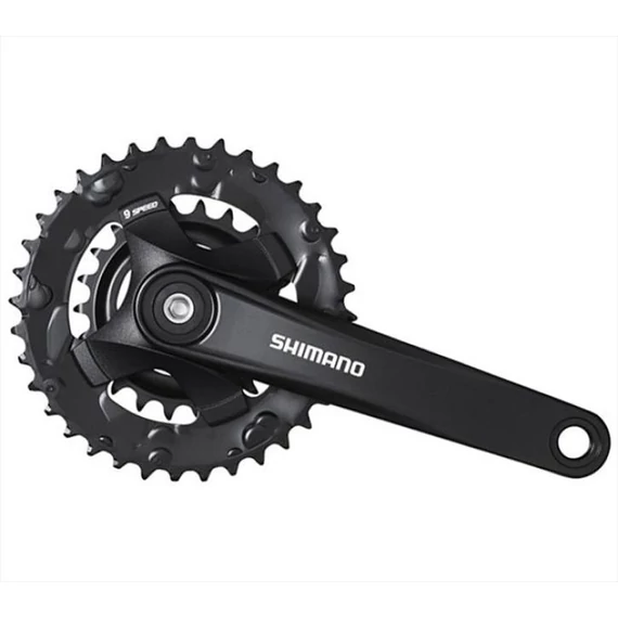 Shimano hajtómű altus 175mm-36x22f négyszögtengelyes fekete hg 9-es kerékpáros