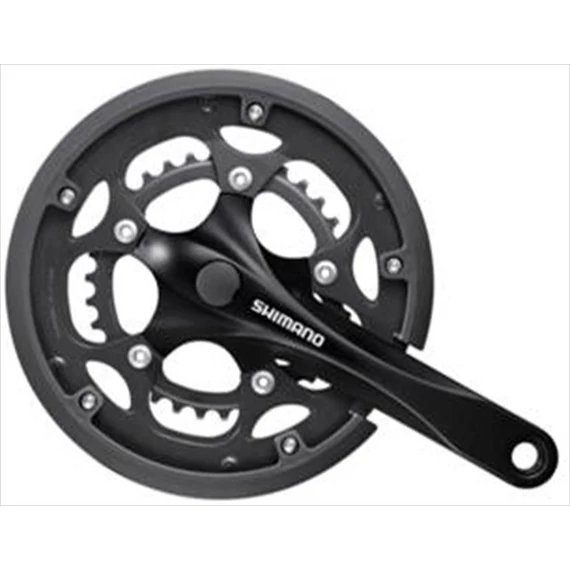 Shimano hajtómű claris 175mm-50x34f négyszögtengelyes fekete hg 8-as lv kerékpáros