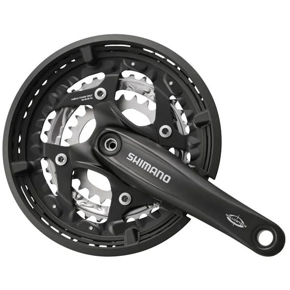 Shimano hajtómű deore 170mm-48x36x26f octalink fekete hg-x 10-es hollowtech lv kerékpáros