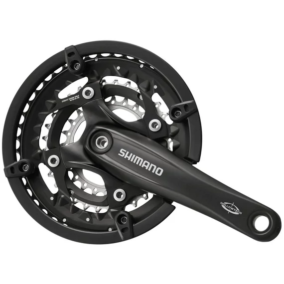 Shimano hajtómű deore 175mm-44x32x24f octalink fekete hg-x 10-es hollowtech lv kerékpáros