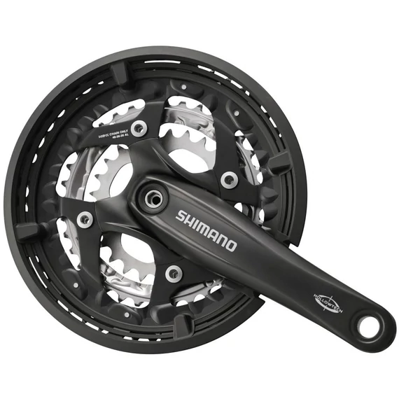 Shimano hajtómű deore 175mm-48x36x26f octalink fekete hg-x 10-es hollowtech lv kerékpáros
