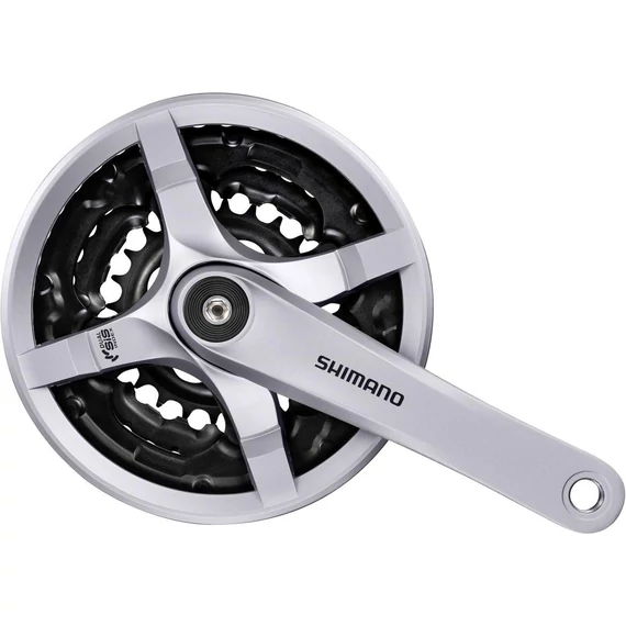 Shimano hajtómű ty 175mm-42x34x24f négyszögtengelyes ezüst hg 6/7/8-as lv kerékpáros