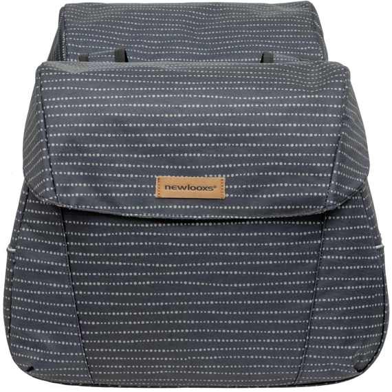 NewLooxs kerékpáros táska joli dupla nomi fekete 37l 38x18x30cm(2x)