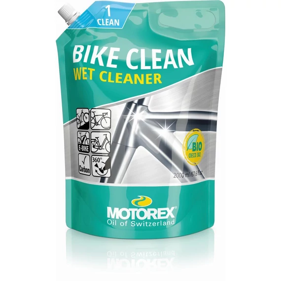Motorex kerékpártisztító 1db bike clean zacskós 2l   kerékpáros
