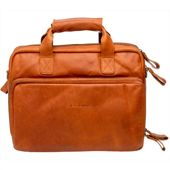 NewLooxs kézitáska cali leather konyak 17l 40x15x31cm kerékpáros
