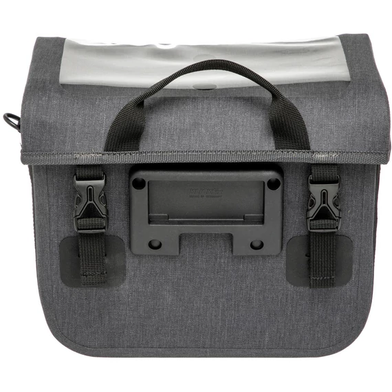 NewLooxs kormánytáska handlebar varo szürke 95l 36x24x20cm kerékpáros