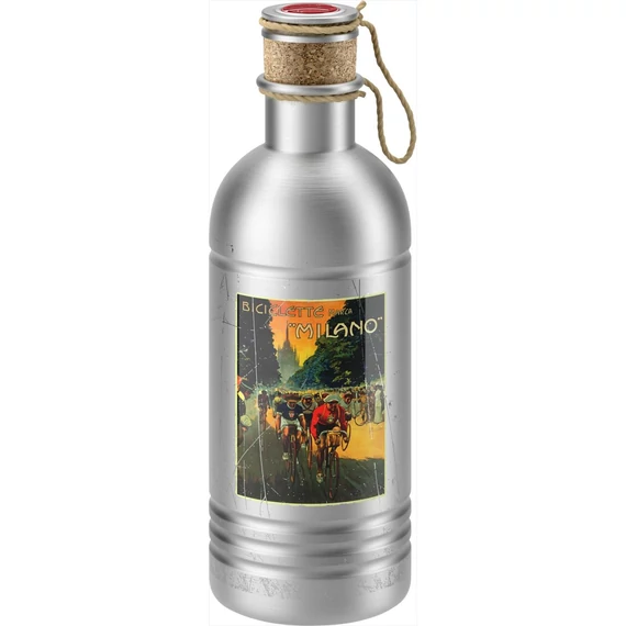 Elite kulacs eroica alu vintage biciclette milano parafadugós 600ml 120g kerékpáros