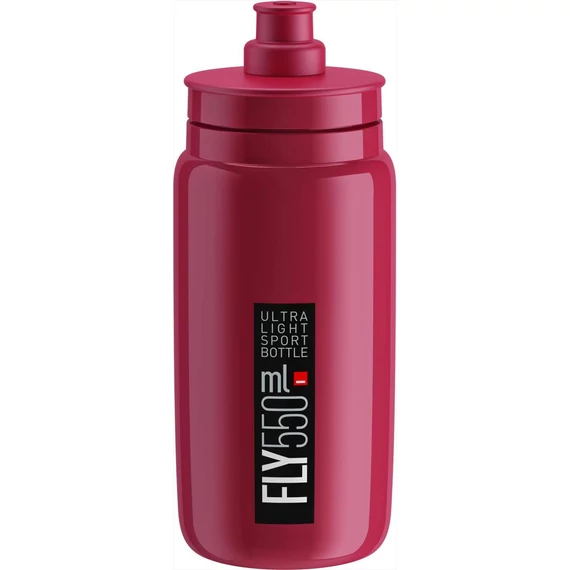 Elite kulacs fly lila/fekete logó 550ml 54g kerékpáros