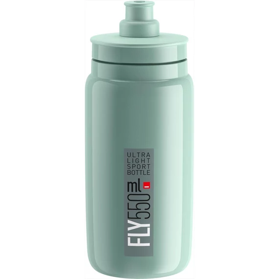 Elite kulacs fly zöld/szürke logó 550ml 54g kerékpáros