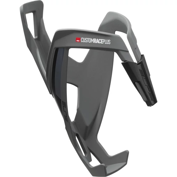 Elite kulacstartó custom race plus fekkete/szürke logó soft touch matt 40g kerékpáros