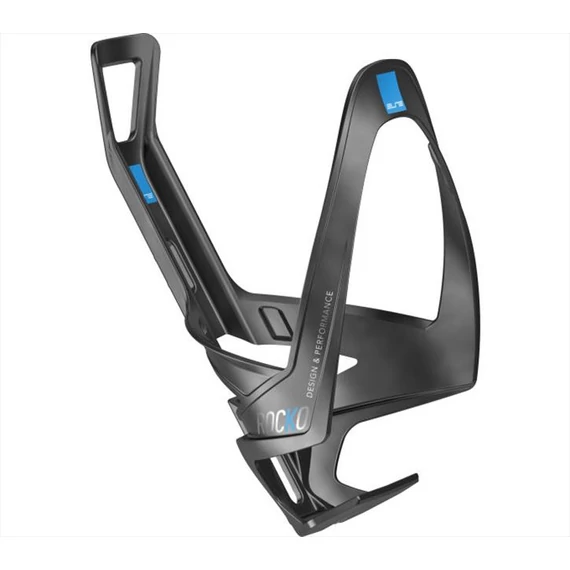 Elite kulacstartó rocko carbon karbon/kék logó matt 27g kerékpáros