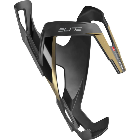 Elite kulacstartó vico carbon karbon/arany logó matt 23g kerékpáros