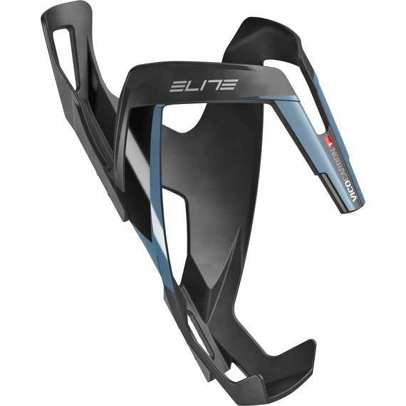 Elite kulacstartó vico carbon karbon/kék logó matt 23g kerékpáros