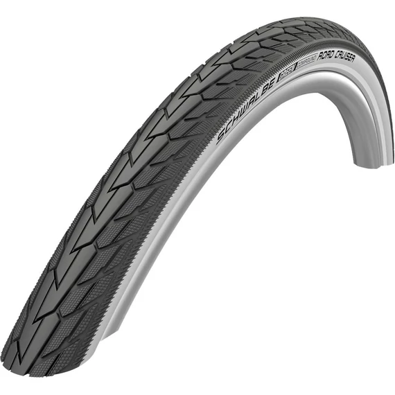 Schwalbe külső 275x140(584-37) road cruiser act hs484 kg green fehér oldalfal tw 580g  kerékpáros