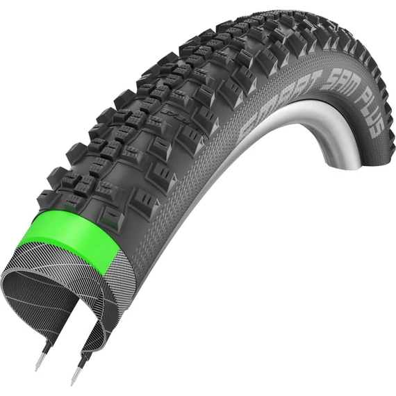 Schwalbe külső 29x225(622-57) smart sam plus perf hs476 green dd adx ss 1090g  kerékpáros