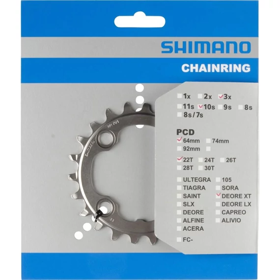 Shimano lánckerék 22f fcm782 22f an kerékpáros