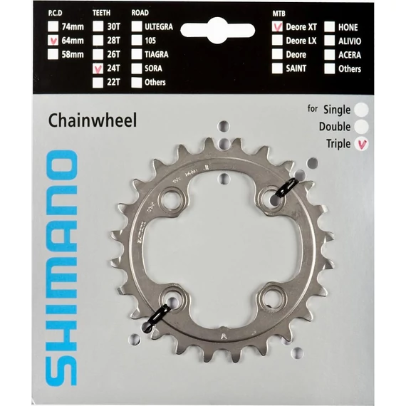 Shimano lánckerék 24f fcm780 24f ae kerékpáros