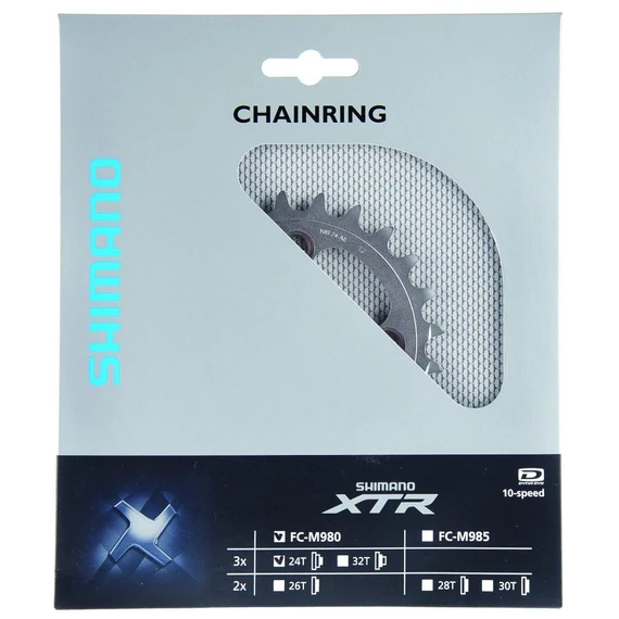Shimano lánckerék 24f m980 xtr kerékpáros