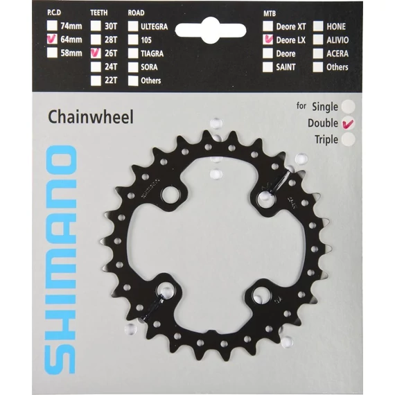 Shimano lánckerék 26f fcm675 kerékpáros