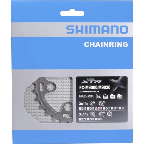 Shimano lánckerék 28f fcm9000/9020 2-es ©64 kerékpáros