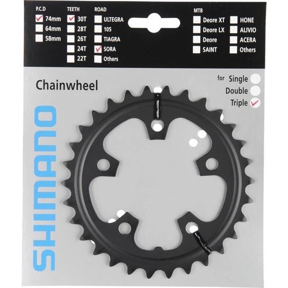 Shimano lánckerék 30f fc3503 fekete kerékpáros
