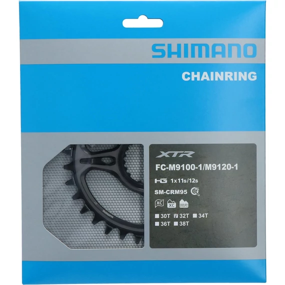Shimano lánckerék 32f xtr fcm9100/9120 kerékpáros
